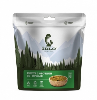 Сушеная еда IDLO Булгур с овощами по-турецки